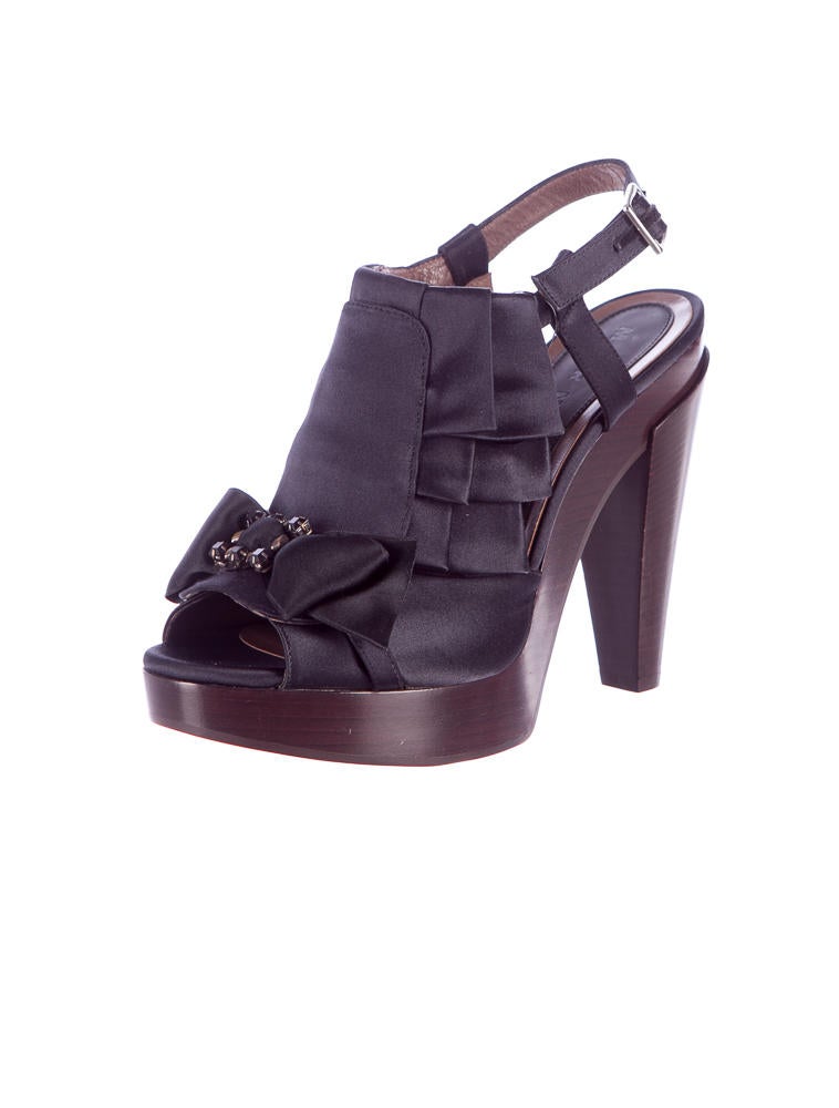Marni Satin Platforms
