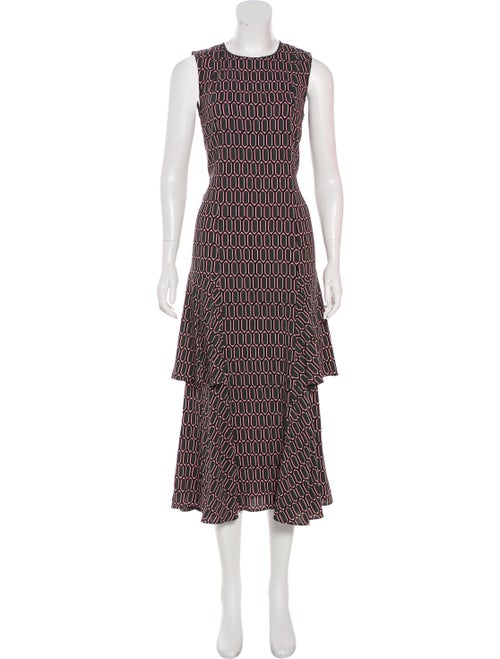 Marni Printed Maxi Dress multicolor