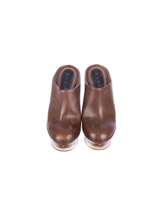 Marni Leather Clogs