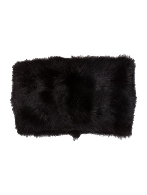 Marni Fox Fur Snood Black