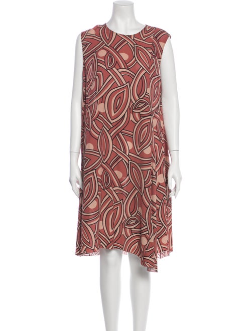 Marni Abstract Printed Dress multicolor