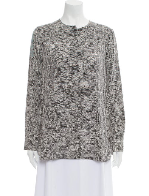 Marni Silk Animal Print Blouse