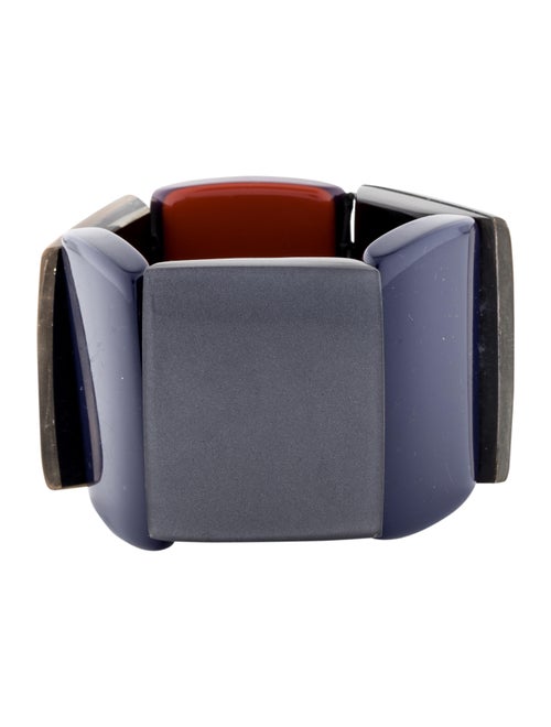 Marni Resin & Horn Stretch Bracelet