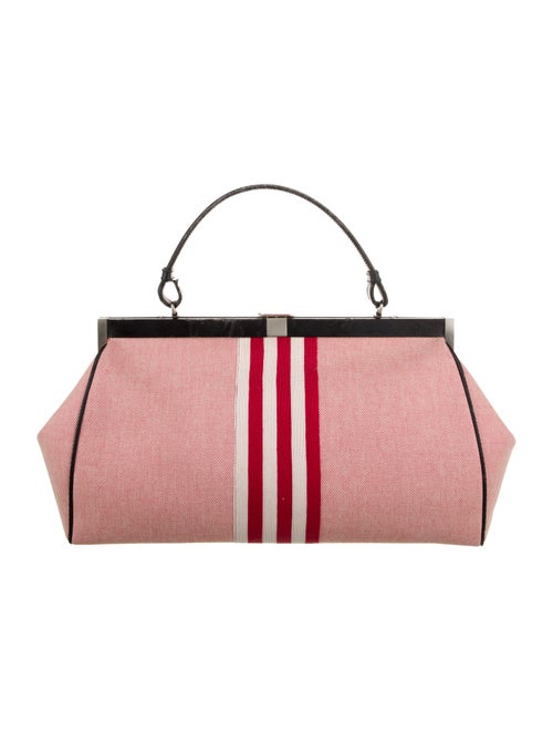 Marni Canvas Handle Bag white