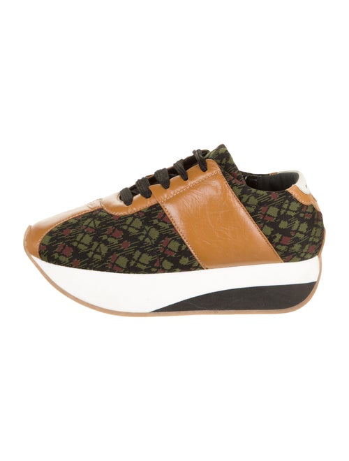 Marni Platform Printed Sneakers Black