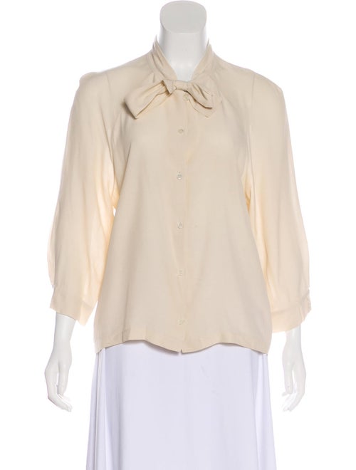 Marni Long Sleeve Button-Up Blouse