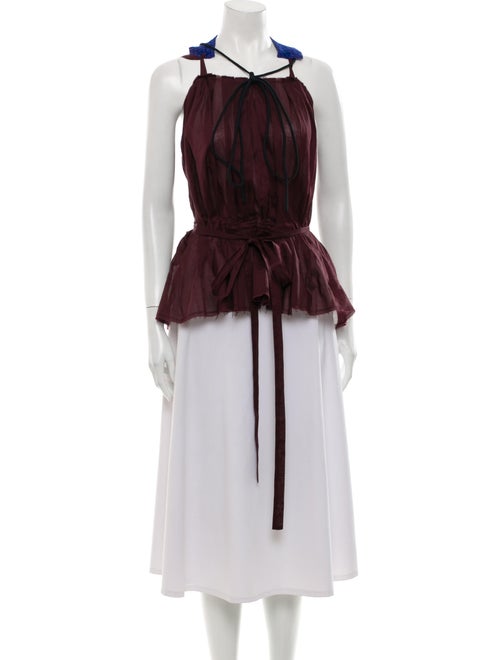Marni Halterneck Sleeveless Blouse
