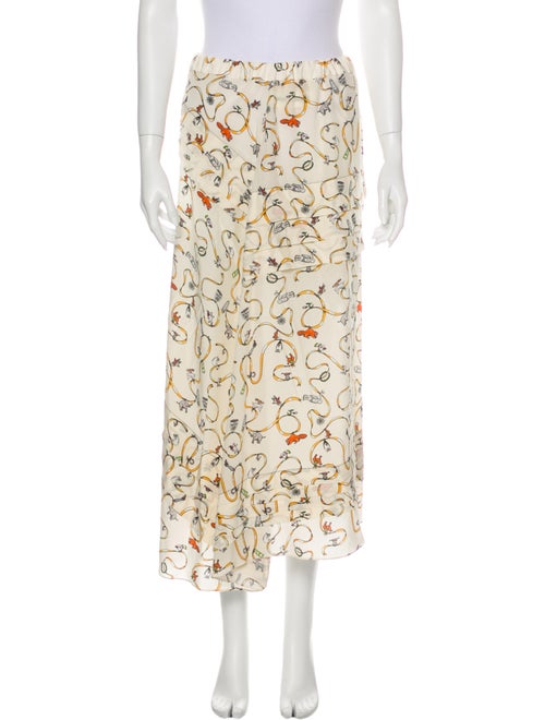 Marni Silk Midi Length Skirt
