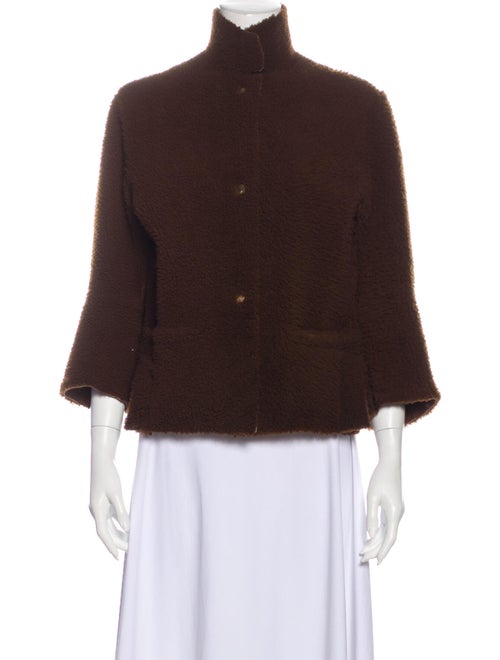 Marni Shearling Jacket Brown