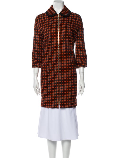 Marni Printed Coat Orange