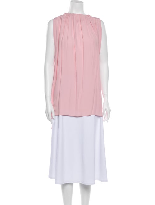 Marni Crew Neck Sleeveless Tunic Pink