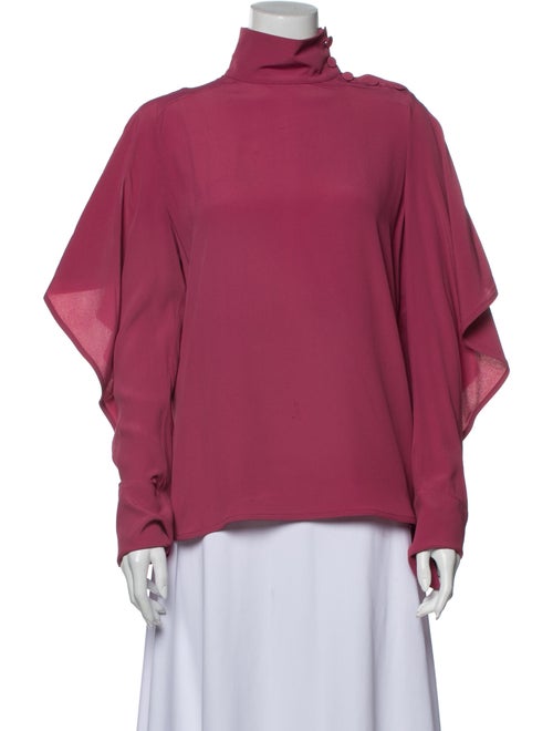 Marni Turtleneck Long Sleeve Sweatshirt Pink