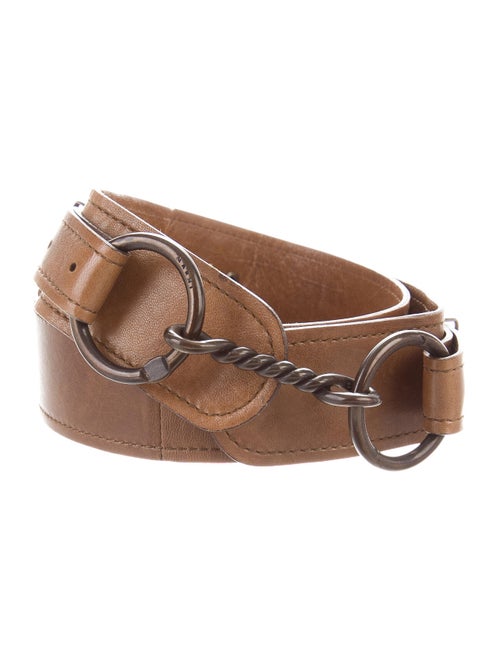 Marni Leather Hip Belt Brown