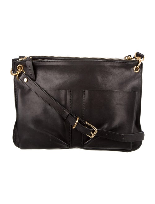 Marni Leather Crossbody Bag Black