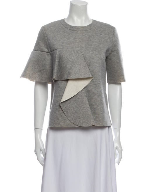Marni Crew Neck Short Sleeve Sweatshirt Grey