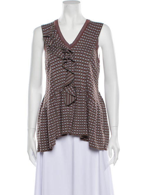 Marni Vintage Printed Sweater Grey
