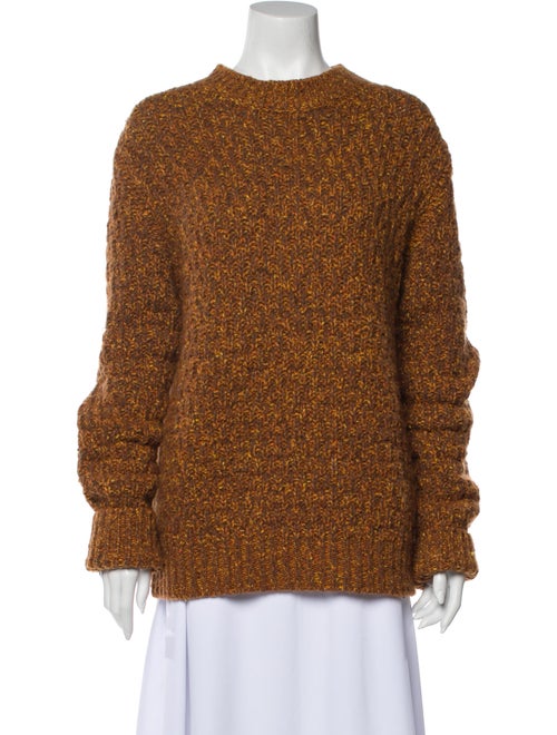 Marni Crew Neck Sweater Orange