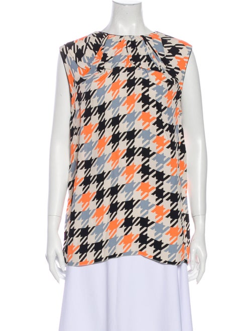 Marni Printed Crew Neck Top