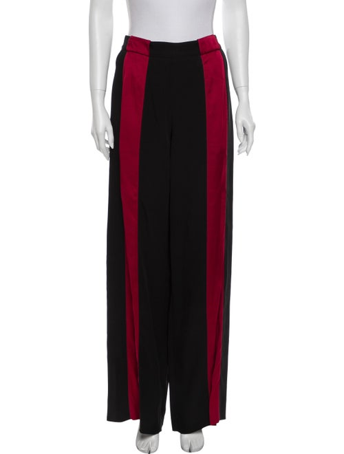 Marni Striped Wide Leg Pants Black