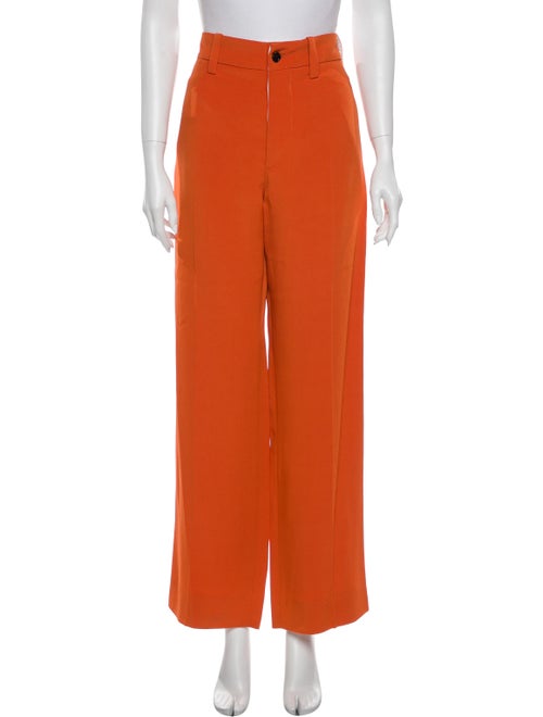 Marni Wide Leg Pants Orange