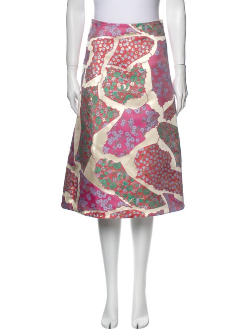 Marni 2019 Knee-Length Skirt w/ Tags Metallic