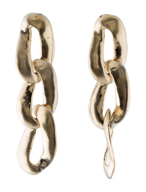 Marni Chain Link Drop Earrings Gold