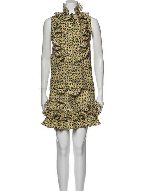 Marni 2013 Silk Skirt Set Yellow