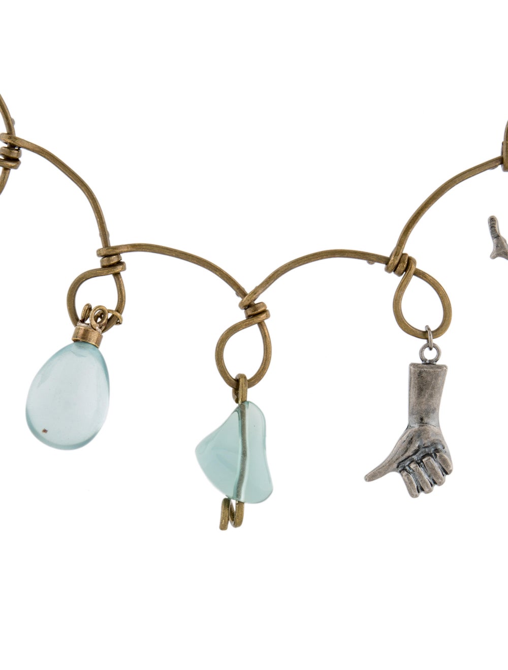 Charm station necklace Clearance