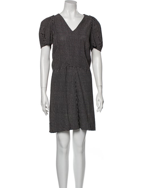 Marni Polka Dot Print Mini Dress Blue