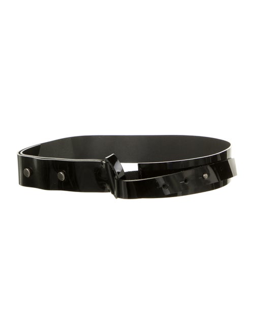Marni Patent Leather Waist Belt Black