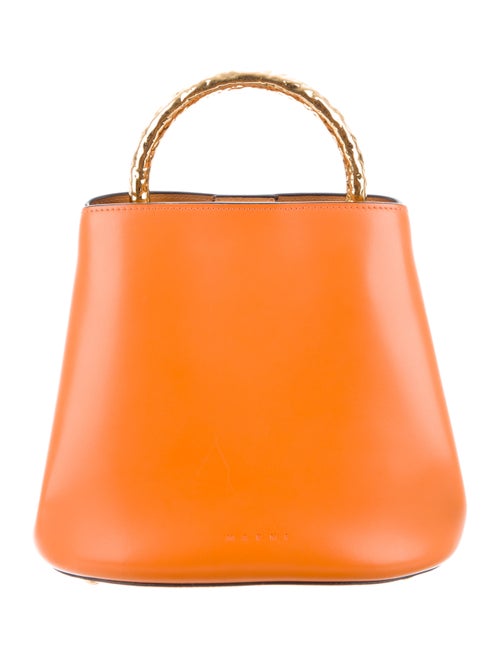 Marni Pannier Bucket Bag Orange