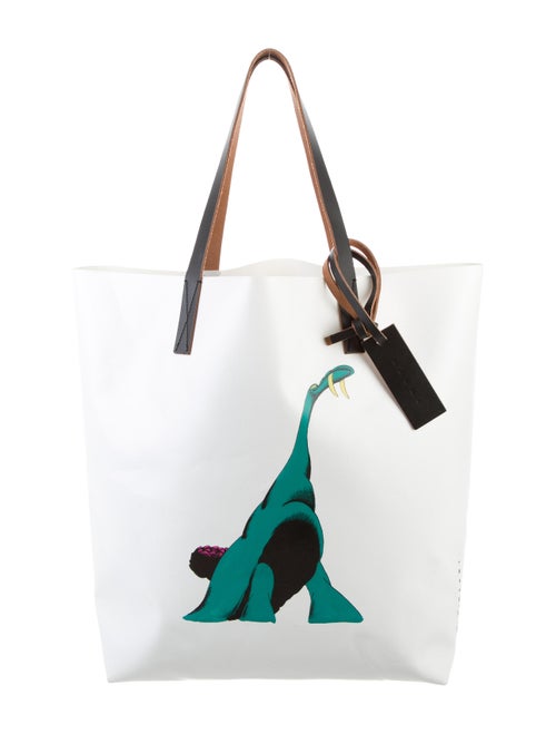 Marni X Bruno B Bonetto Printed Tote