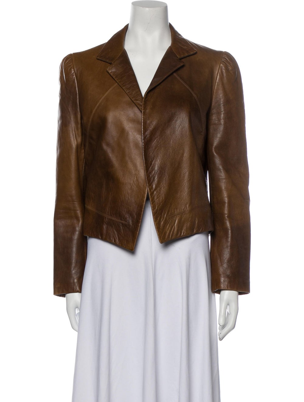 leather blazer - Gem