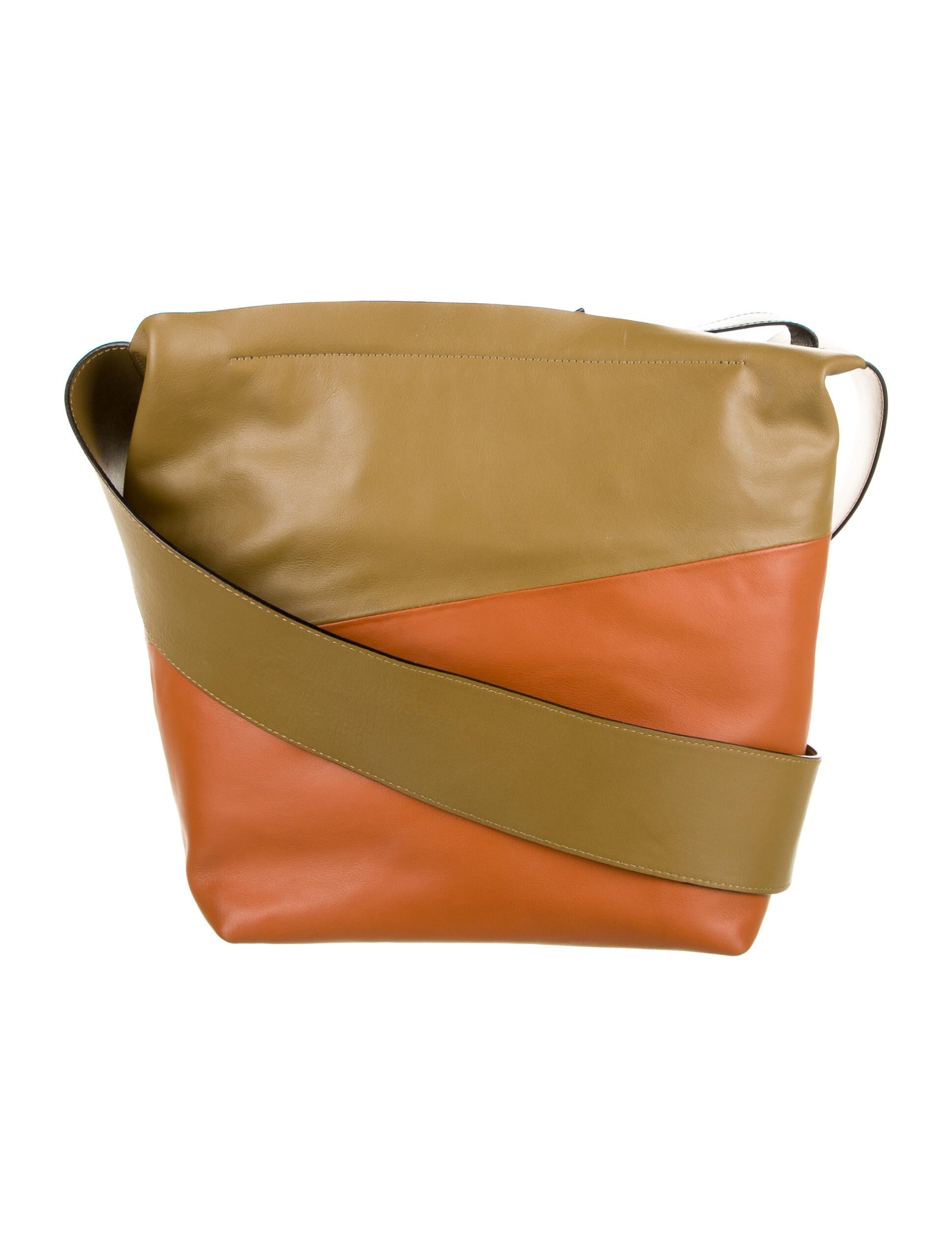 Marni Leather Shoulder Bag Green Shoulder Bags, Handbags MAN175301