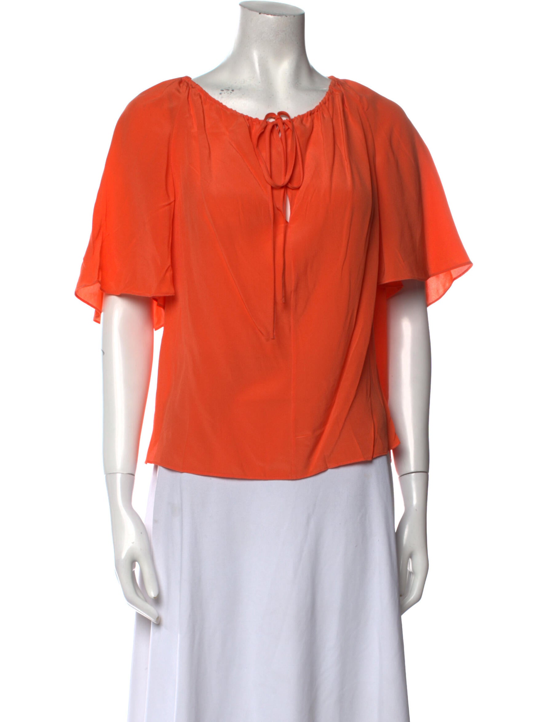 Marni Silk Scoop Neck Blouse