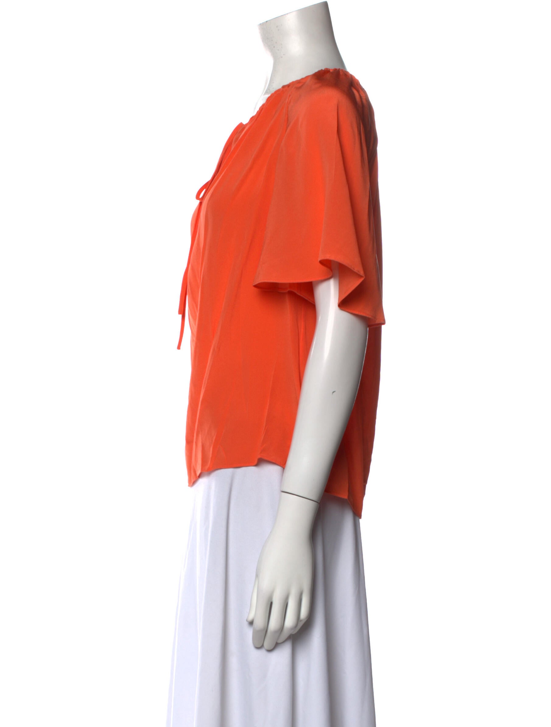 Marni Silk Scoop Neck Blouse