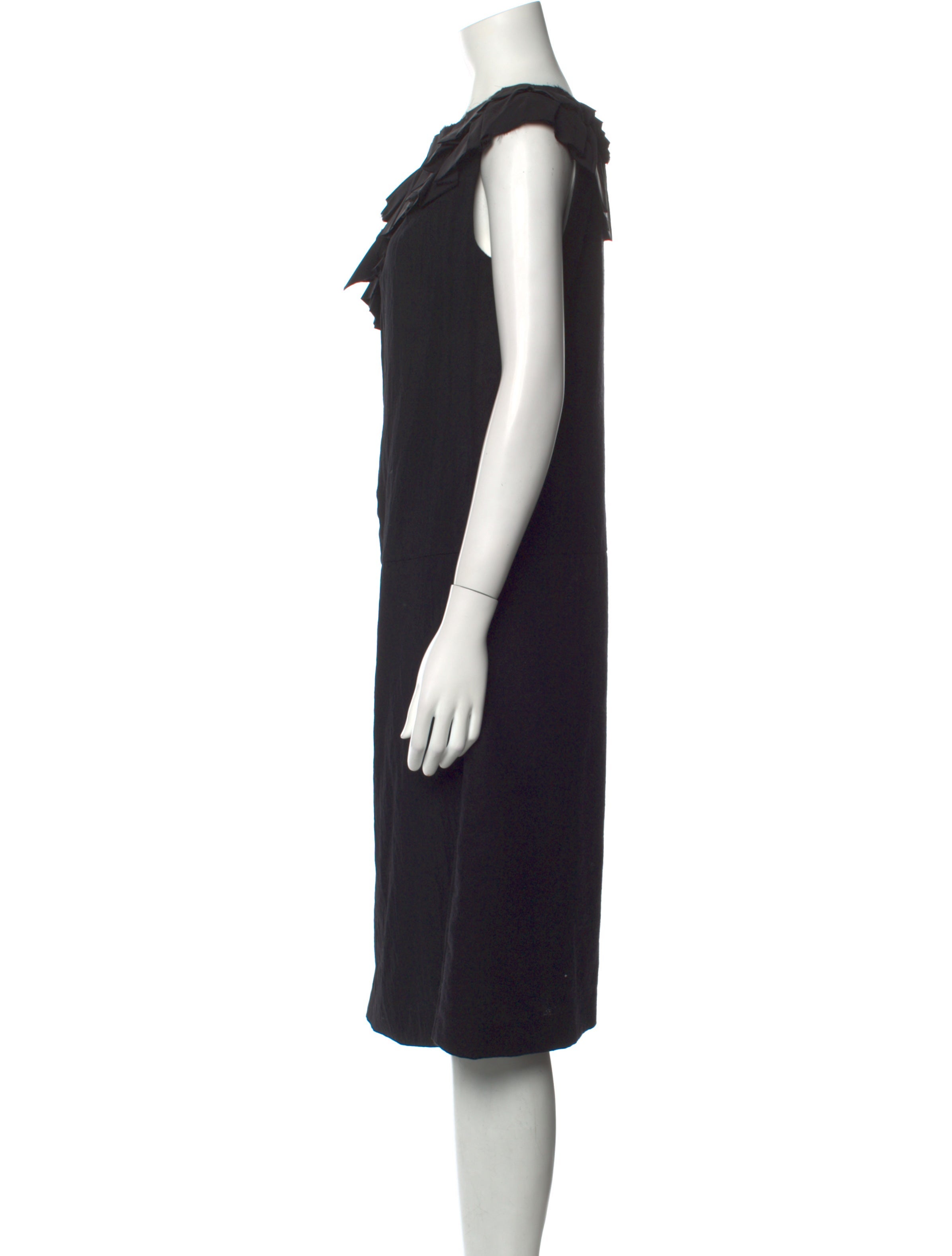 Marni Virgin Wool Midi Length Dress
