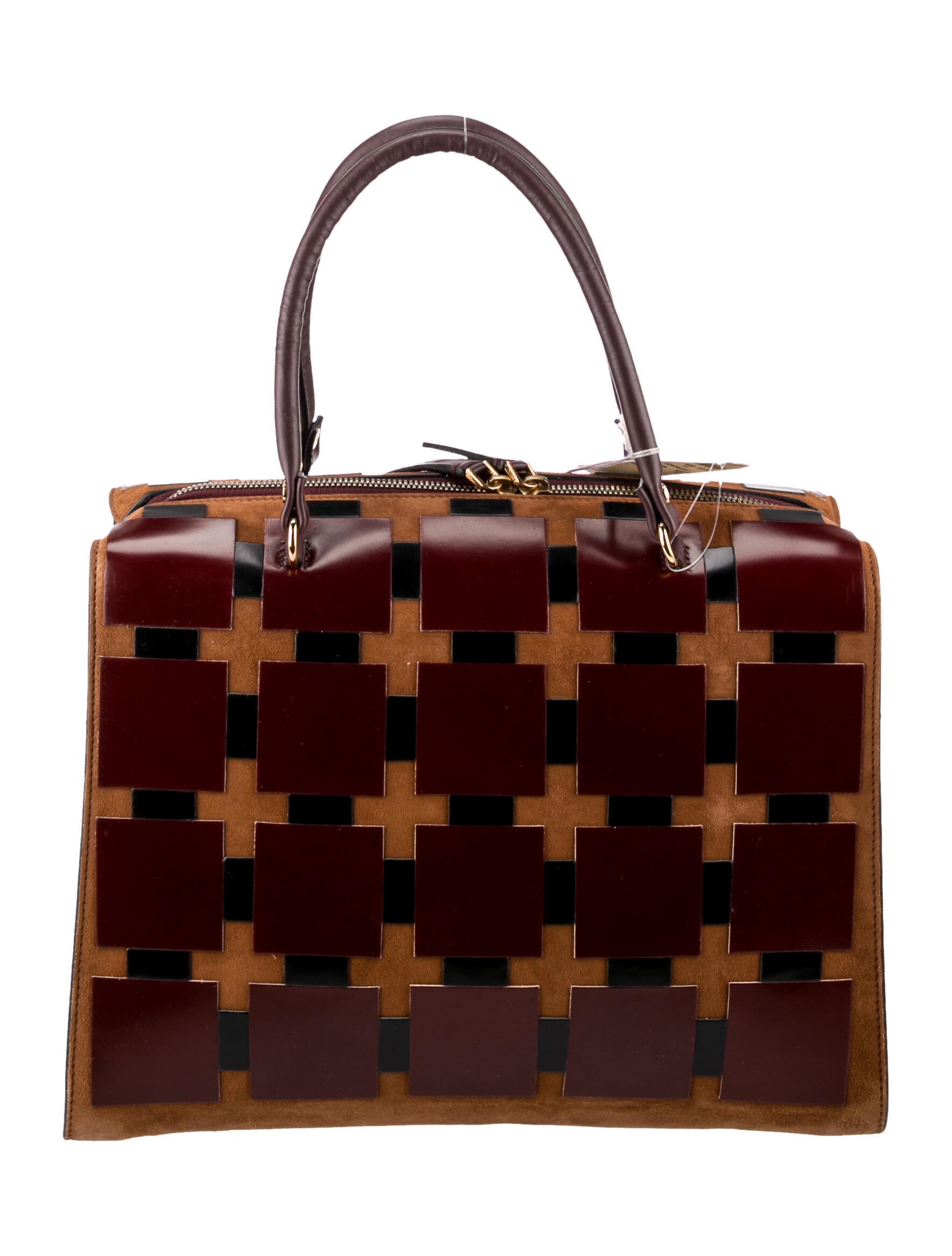 Marni Leather Shoulder Bag Brown Shoulder Bags, Handbags MAN200828 The RealReal