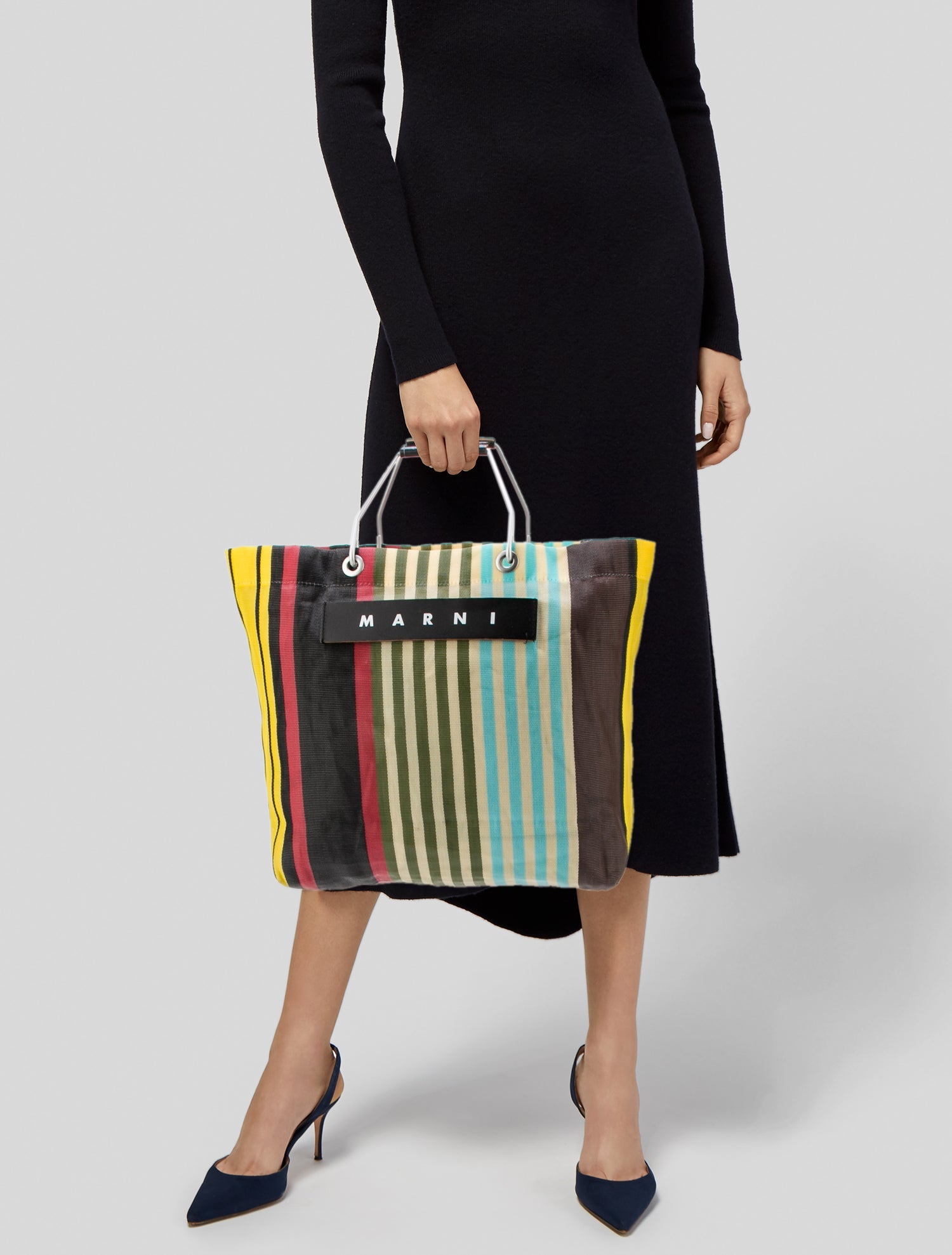 Marni Mesh Tote Bag - Black Totes, Handbags - MAN209997 | The RealReal