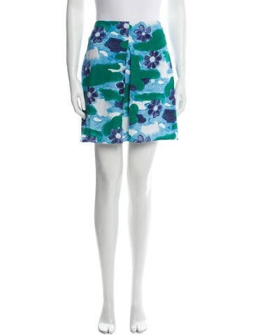 Marni Skirts Floral Print Mini Skirt Us0, It36 | XS