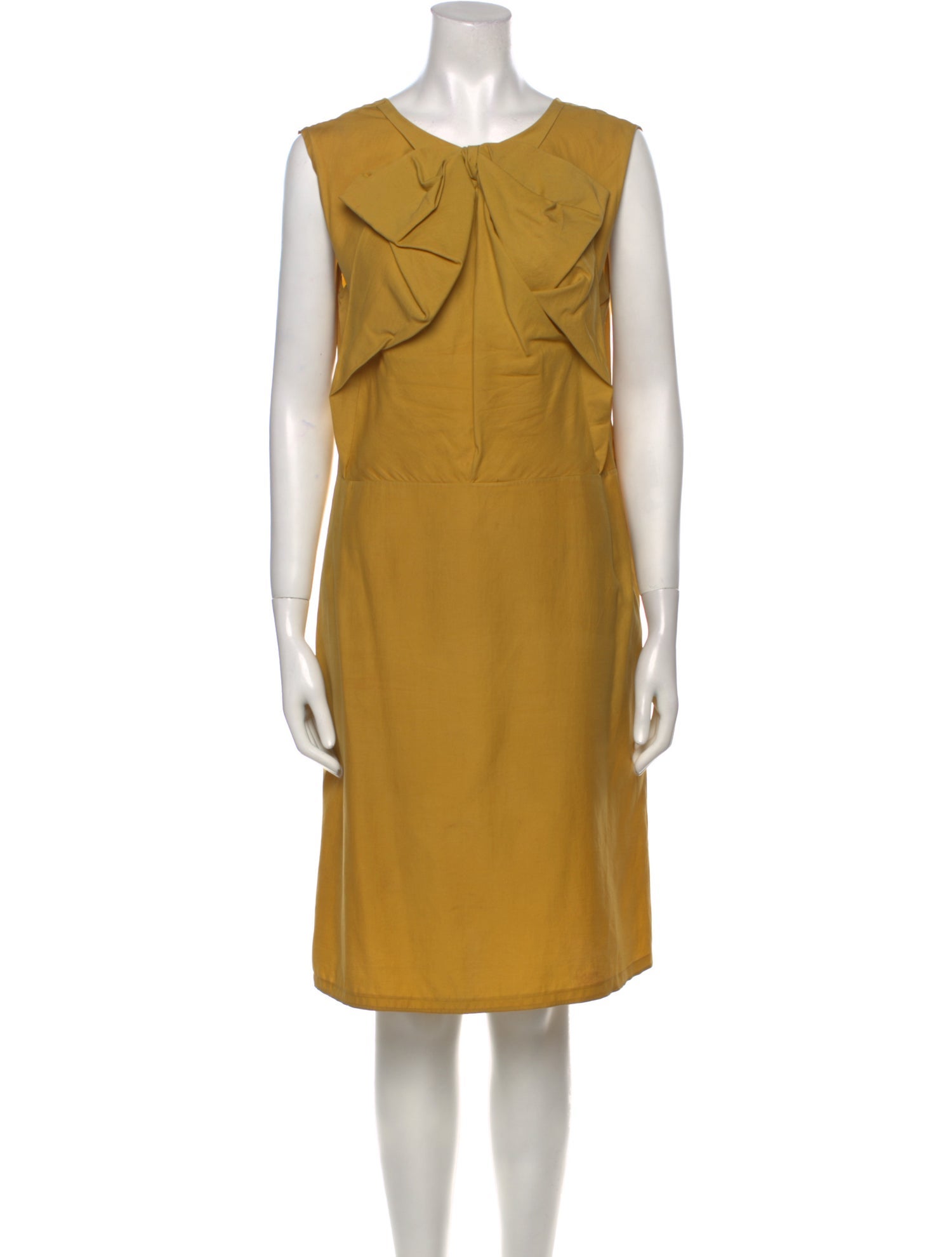 Marni Scoop Neck Knee-Length Dress