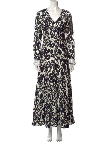 Marni Dresses Animal Print Long Dress Us4, It40 | S