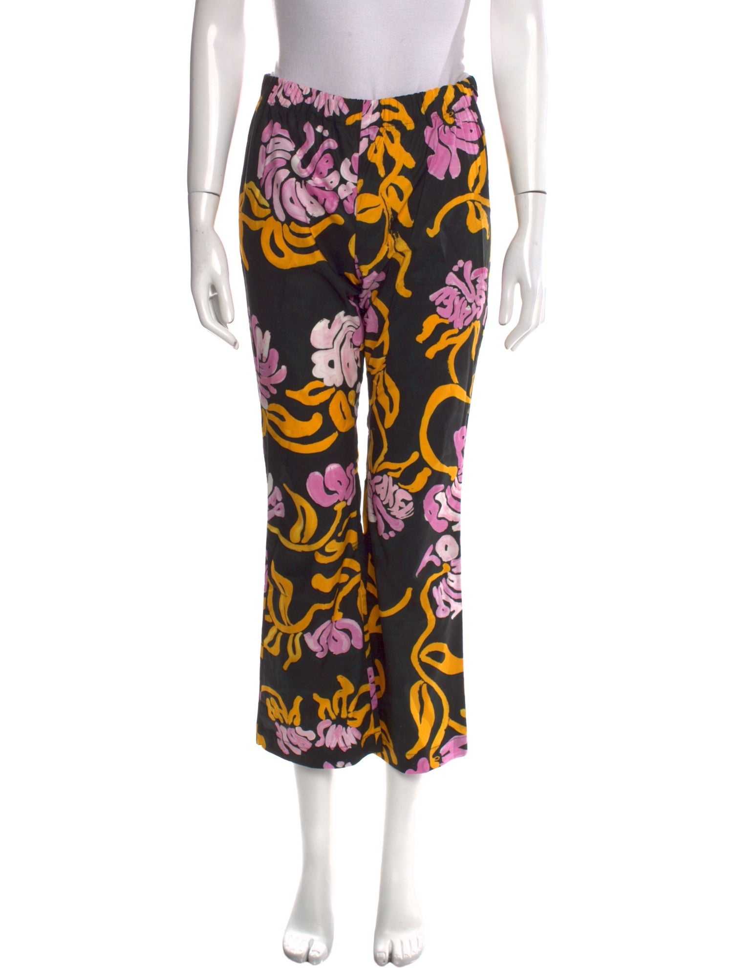 Marni Floral Print Wide Leg Pants w/ Tags