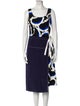 Marni Printed Midi Length Dress