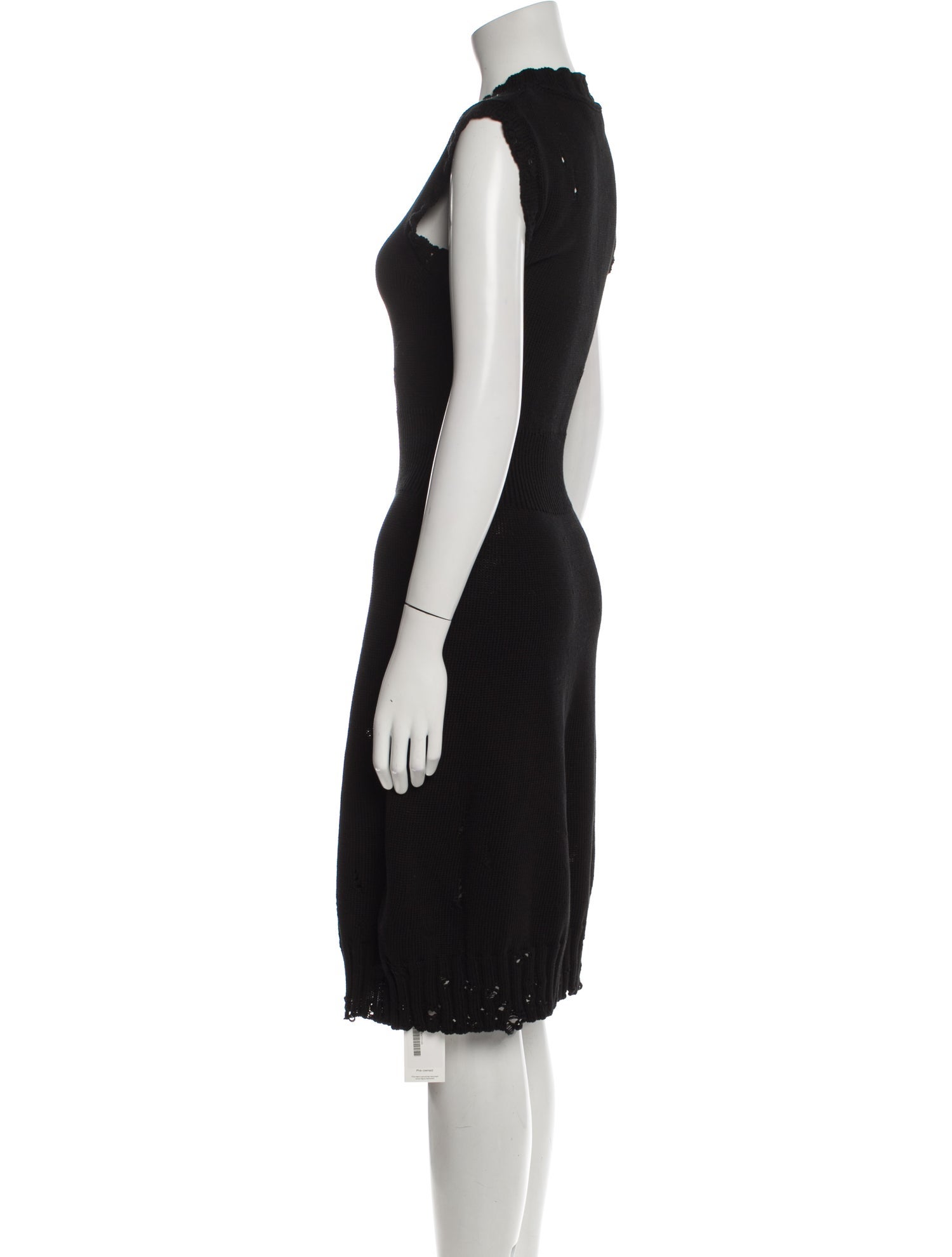 Marni Mock Neck Knee-Length Dress