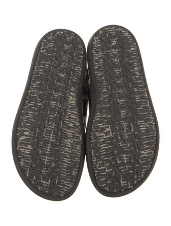 Marni Ponyhair Animal Print Slingback Sandals