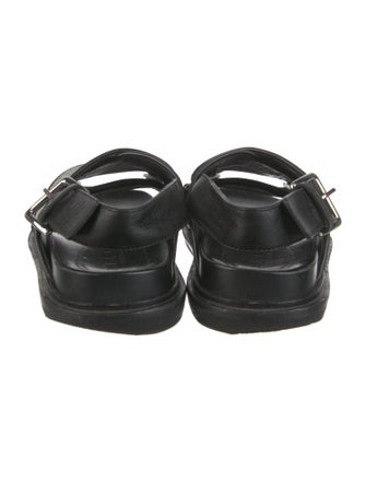 Marni Leather Glitter Accents Slingback Sandals