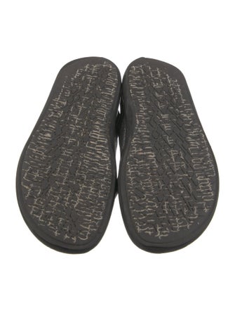 Marni Leather Glitter Accents Slingback Sandals