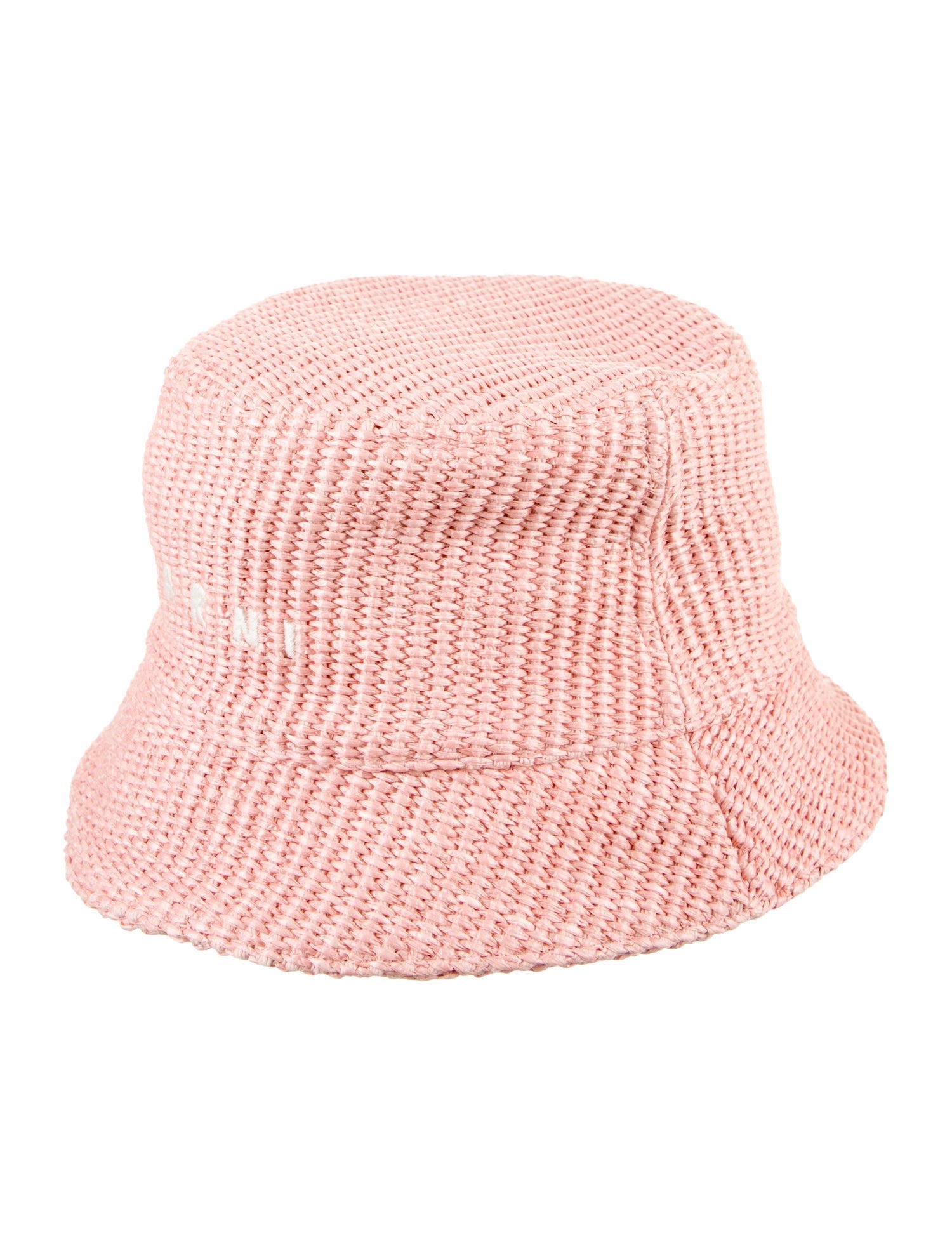 MARNI Pink Raffia Bucket ハット Marni Raffia Bucket Hat In Pink | ModeSens