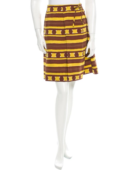 Marni Printed Skirt Yellow